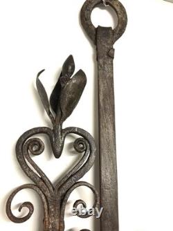 Wrought iron rack, 19th century period