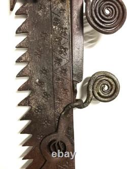 Wrought iron rack, 19th century period