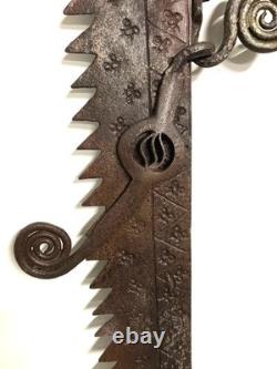 Wrought iron rack, 19th century period