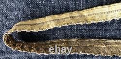 12,2 m de galon de passementerie en soie et fils d'or époque Napoléon III