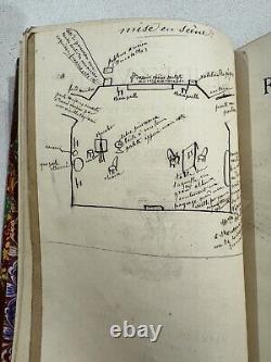 1872 François Coppée le rendez vous théâtre dessin encre d'époque de la scène