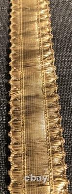 21 M de galon de passementerie soie et fils d'or époque Napoleon III
