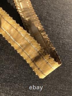 21 M de galon de passementerie soie et fils d'or époque Napoleon III