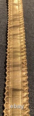 21 M de galon de passementerie soie et fils d'or époque Napoleon III