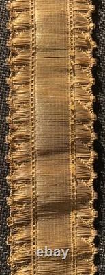 21 M de galon de passementerie soie et fils d'or époque Napoleon III