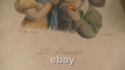 5 Lithographies d'Après Boilly, Les Caricatures, époque Fin XIX ème