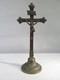 Ancien Christ En Croix En Bronze A Poser Epoque Xix ème Siecle