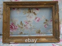 ANCIEN JOLI CADRE EPOQUE RESTAURATION CHARLES X BOIS STUC DORE EPOQUE XIX ème