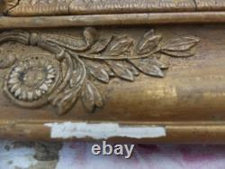 ANCIEN JOLI CADRE EPOQUE RESTAURATION CHARLES X BOIS STUC DORE EPOQUE XIX ème
