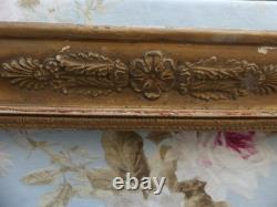 ANCIEN JOLI CADRE EPOQUE RESTAURATION CHARLES X BOIS STUC DORE EPOQUE XIX ème