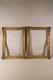 Ancienne Paire De Cadres En Bois Et Stuc Dore Epoque Restauration Xix ème