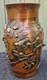 Ancien Grand Vase En Bronze à Patine Brune époque Meiji Xixème