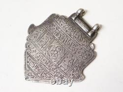 Ancien Pendentif Talisman en argent Ethnie Farsi Perse Epoque XIXème siècle