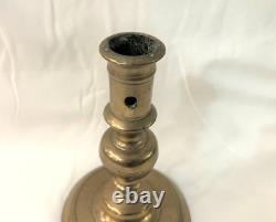 Ancien bougeoir bronze HAUTE EPOQUE 17eme XVII eme Epoque LOUIS XIII candlestick