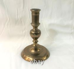 Ancien bougeoir bronze HAUTE EPOQUE 17eme XVII eme Epoque LOUIS XIII candlestick