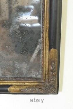 Ancien miroir d'époque restauration doré à la feuille XIX ème. Mirror specchio