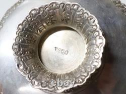 Ancienne Boite à Offrandes en Argent 900 Cambodge Khmer Epoque XIXème siècle