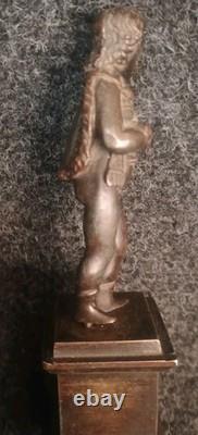 Ancienne Statuette Bronze L'aiglon Fils Napoléon I, Époque XIXe