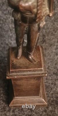 Ancienne Statuette Bronze L'aiglon Fils Napoléon I, Époque XIXe