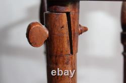 Ancienne baratte à beurre à pales Art Populaire, époque XIXème, verre soufflé