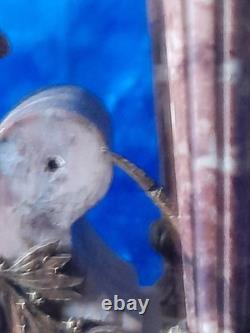 Ancienne pendule en bronze a décors d'angelots époque fin 19é début 20é louis16