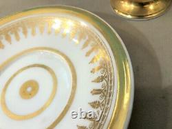 Ancienne tasse à chocolat EPOQUE EMPIRE porcelaine de PARIS déjeuner XIX 19eme