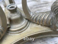 Armand Estampille Socle Pied Bronze Doré Époque Empire XIXeme Sphinx Napoléon