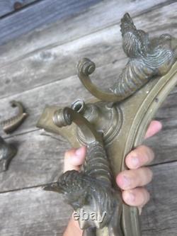 Armand Estampille Socle Pied Bronze Doré Époque Empire XIXeme Sphinx Napoléon