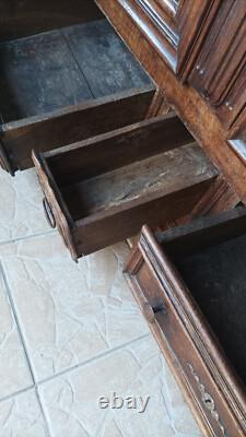 Armoire Louis XIV en chêne massif époque 18ème
