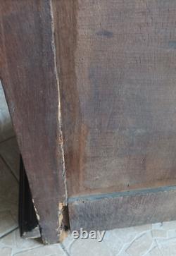 Armoire Louis XIV en chêne massif époque 18ème