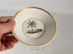 Au chinois, tasse en porcelaine de Paris époque début XIX ème siècle