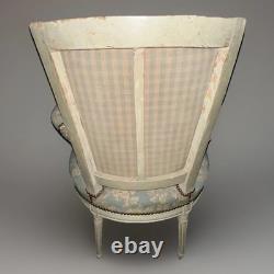 Authentique fauteuil à la reine époque Louis XVI XVIIIe
