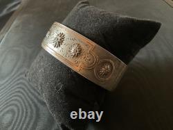 BRACELET ANCIEN D'EPOQUE XIXème en ARGENT et OR