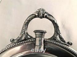 Bain marie légumier en métal argenté époque XIXème siècle