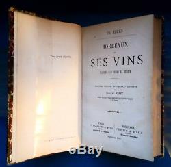 Bordeaux Vins COCKS FERET 1868 2nd édition très recherchée reliure d'époque RARE
