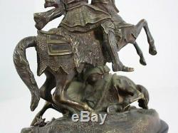 Bronze Charles Martel époque XIXème