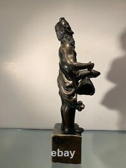 Bronze Erotique De Satyre Lubrique De Style Renaissance, Epoque XIXeme