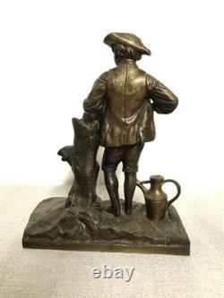 Bronze le jardinier époque XIXème siècle