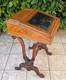Bureau Davenport En Noyer Marquet&eacute; &eacute;poque Victorienne