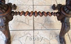 Bureau Davenport en noyer marqueté époque Victorienne