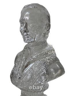 Buste Pape Léon XIII Cristal Souverain Pontife Époque XIX ème Antique Bust Pope