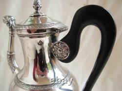 CAFETIERE EN ARGENT, RESTAURATION, POINCON VIEILLARD, EPOQUE DEBUT XIXème