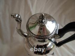 CAFETIERE EN ARGENT, RESTAURATION, POINCON VIEILLARD, EPOQUE DEBUT XIXème