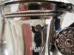 CAFETIERE EN ARGENT, RESTAURATION, POINCON VIEILLARD, EPOQUE DEBUT XIXème