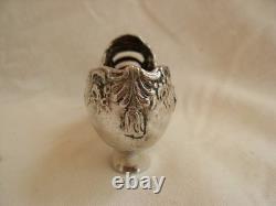 CHAUSSURE, ESCARPIN EN ARGENT, ANGLETERRE, POINCONS A IDENTIFIER, EPOQUE XIXème