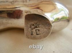 CHAUSSURE, ESCARPIN EN ARGENT, ANGLETERRE, POINCONS A IDENTIFIER, EPOQUE XIXème