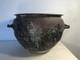 Cache-pot Asiatique Ancien En Bronze &eacute;poque Xixeme
