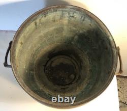 Cache-pot asiatique ancien en bronze époque XIXeme