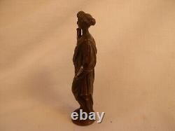 Cachet En Bronze, Femme A L Antique, Epoque XIX