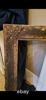 Cadre Louis XIV Époque XVIII En Bois Sculpté Et Doré